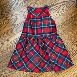 Vineyard Vines 3T red tartan dress
